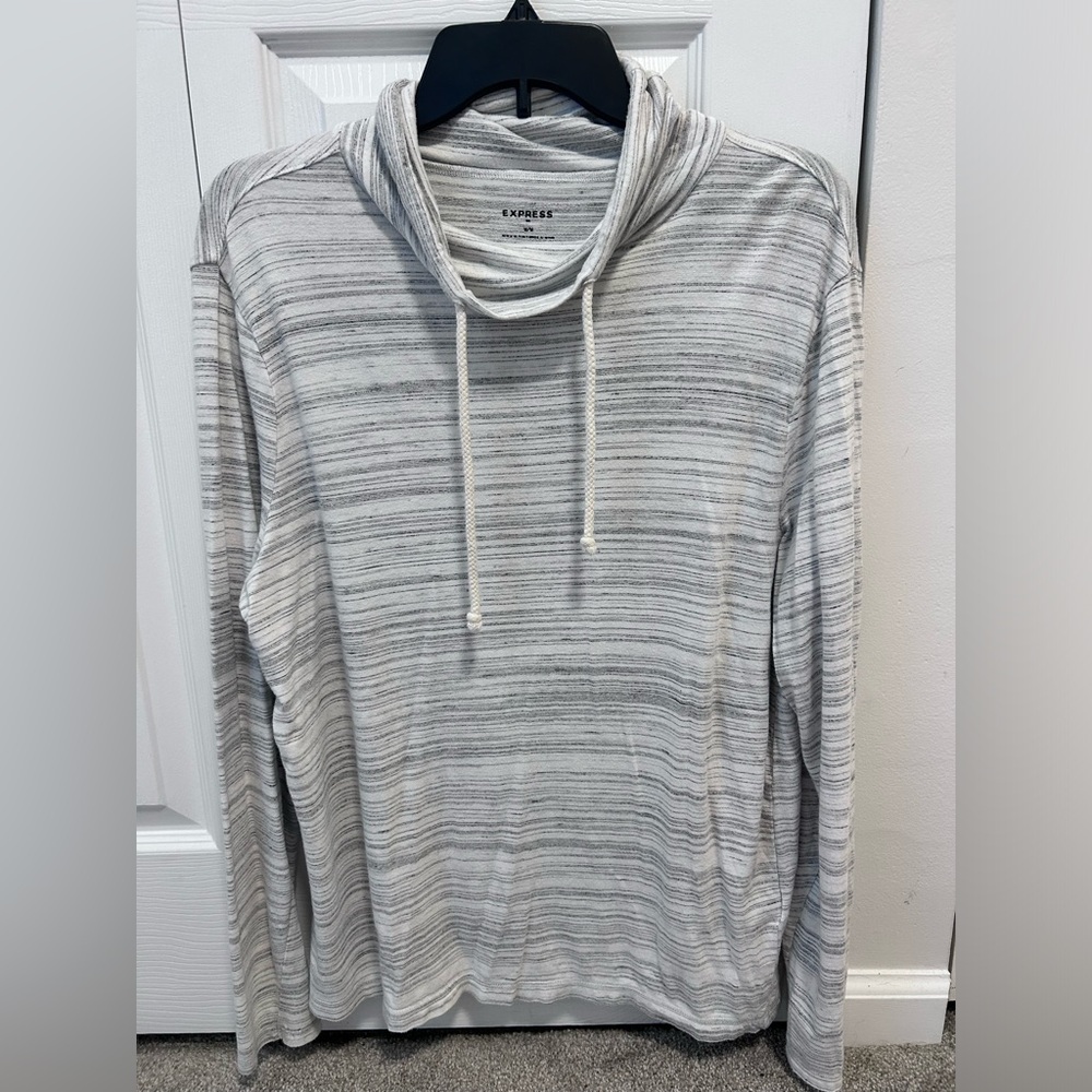 White & Gray Men’s Sweater